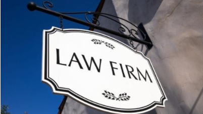 A sign that says Law Firm